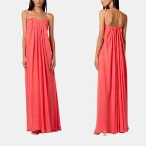Jill Stuart Chiffon Coral Dress
